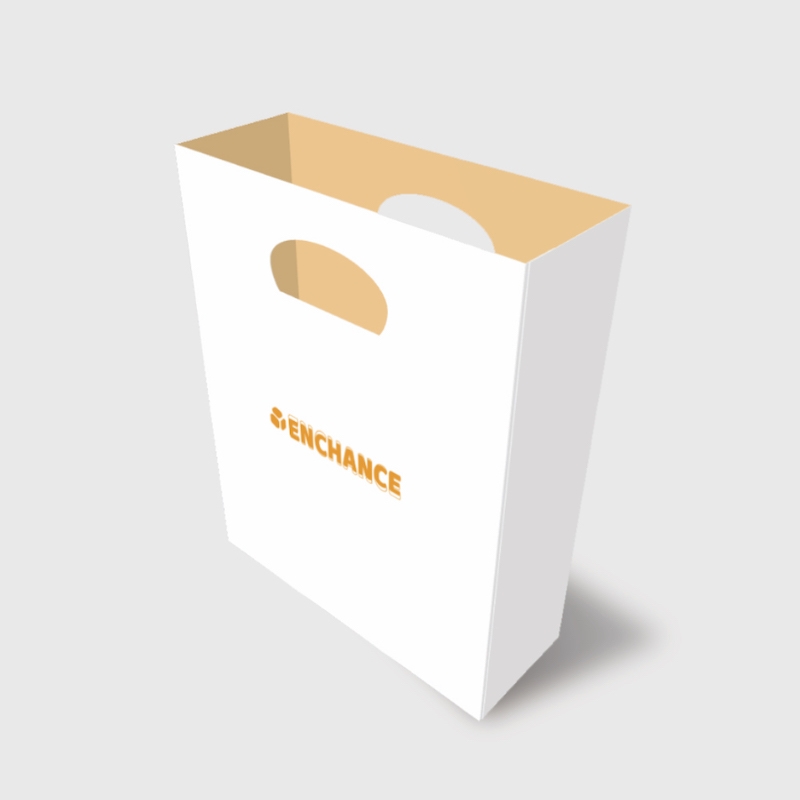 Folding Paper Bag with Handle