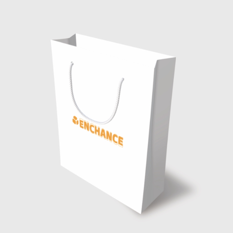 Paper Bag with Die-cut Handle